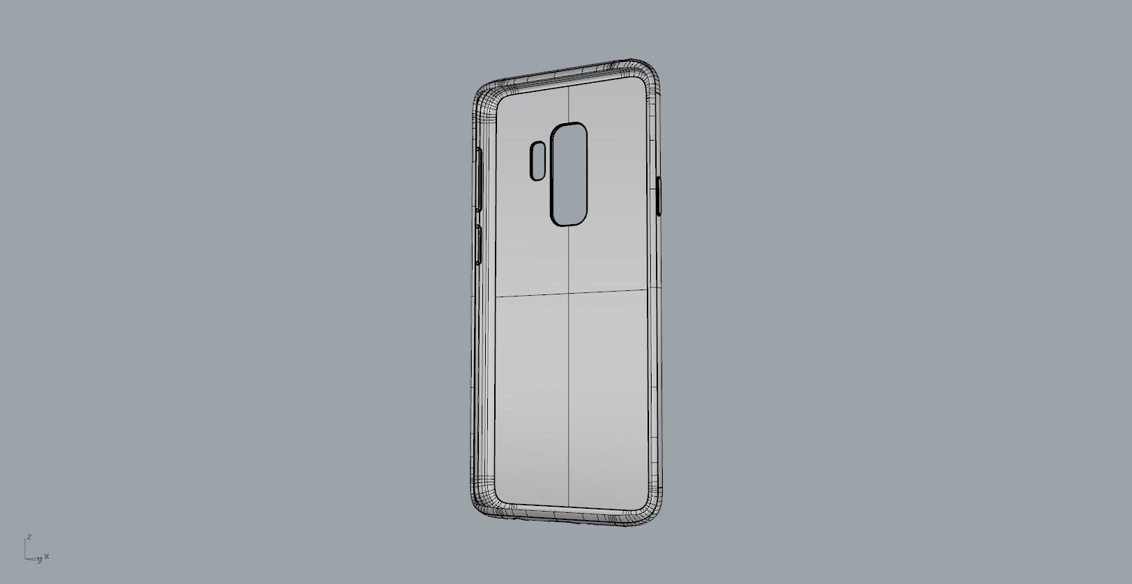 Samsung Galaxy S9 Plus red case 3D print model_12