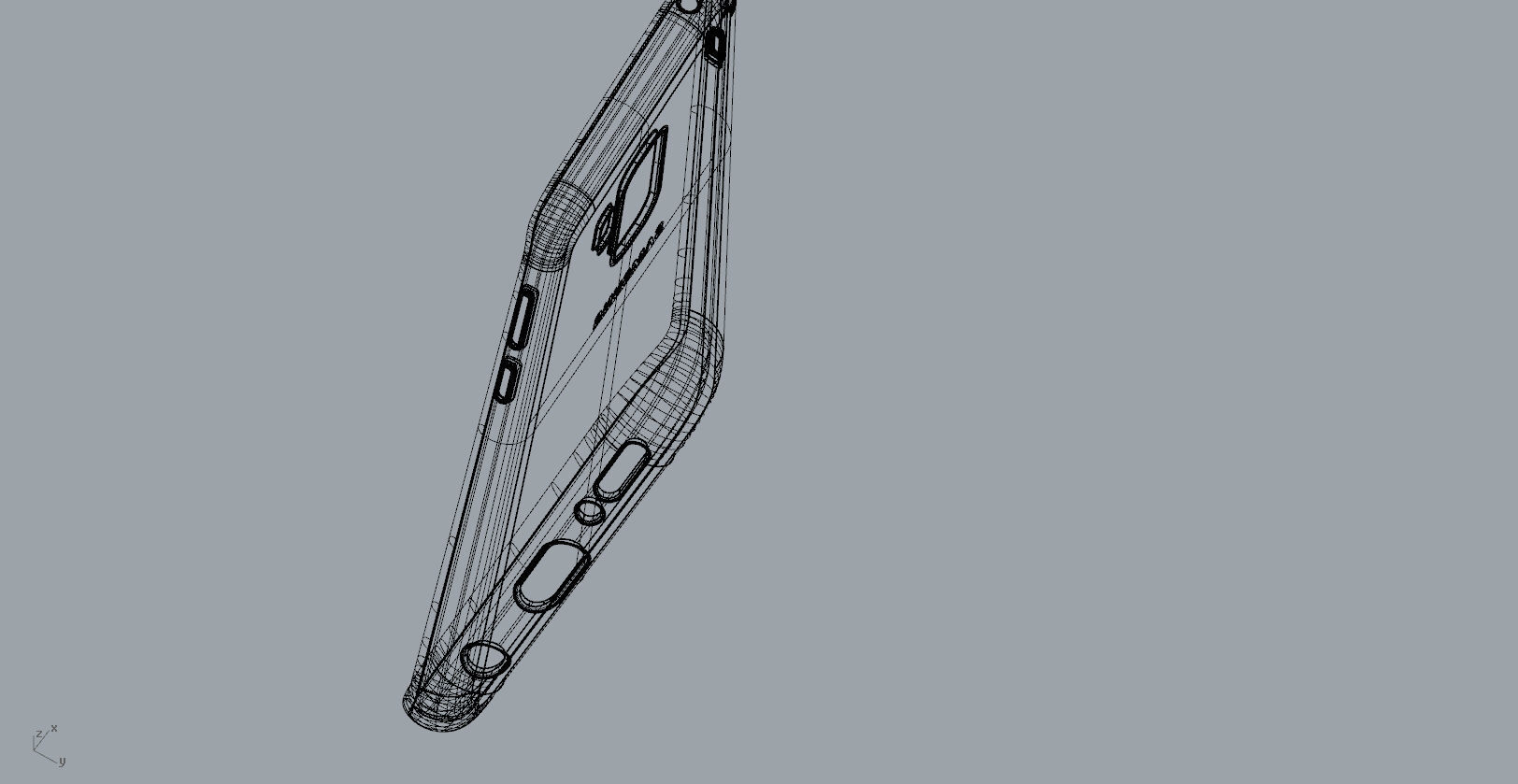 Samsung Galaxy S9 Plus red case 3D print model_39