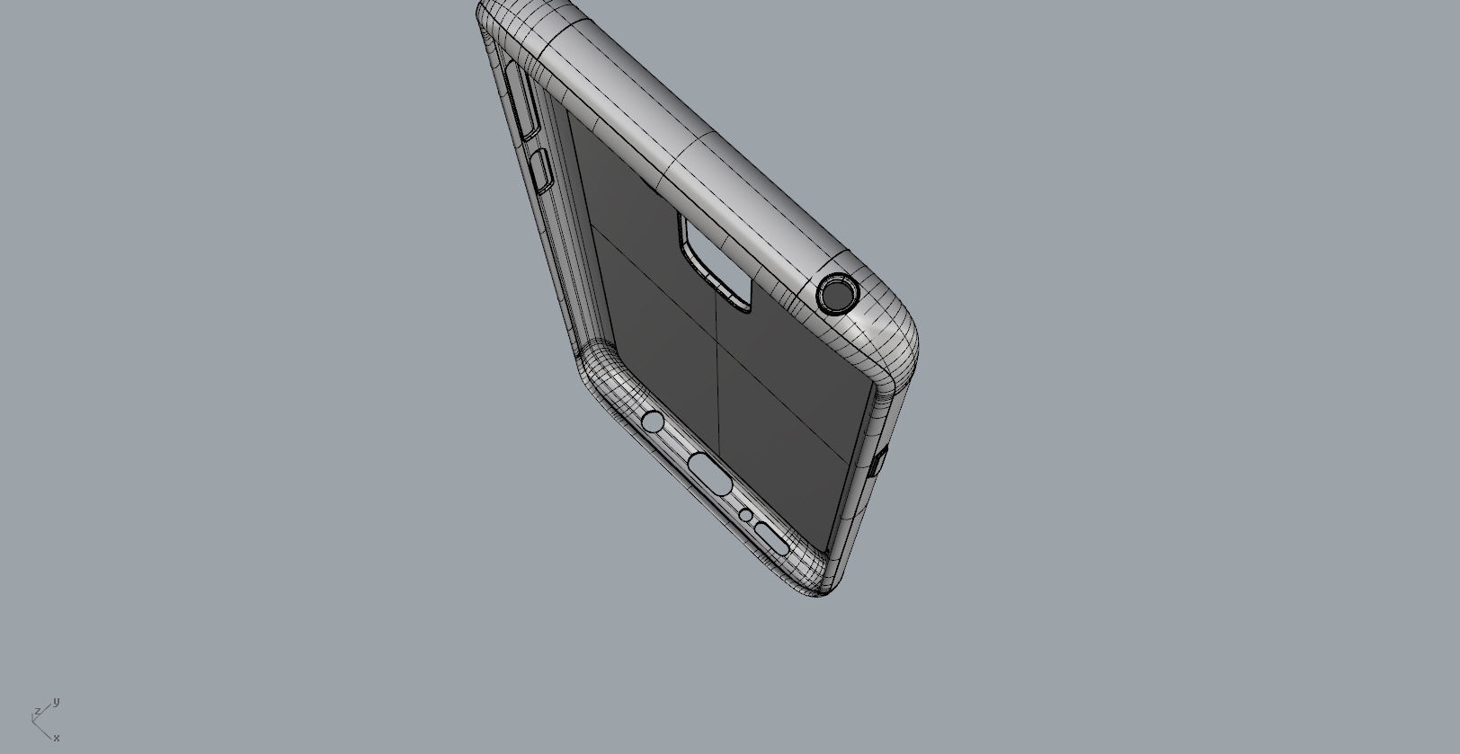 Samsung Galaxy S9 Plus red case 3D print model_25