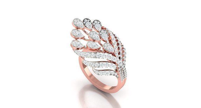 Women ring 3dm stl render detail 3D print model 3D print model