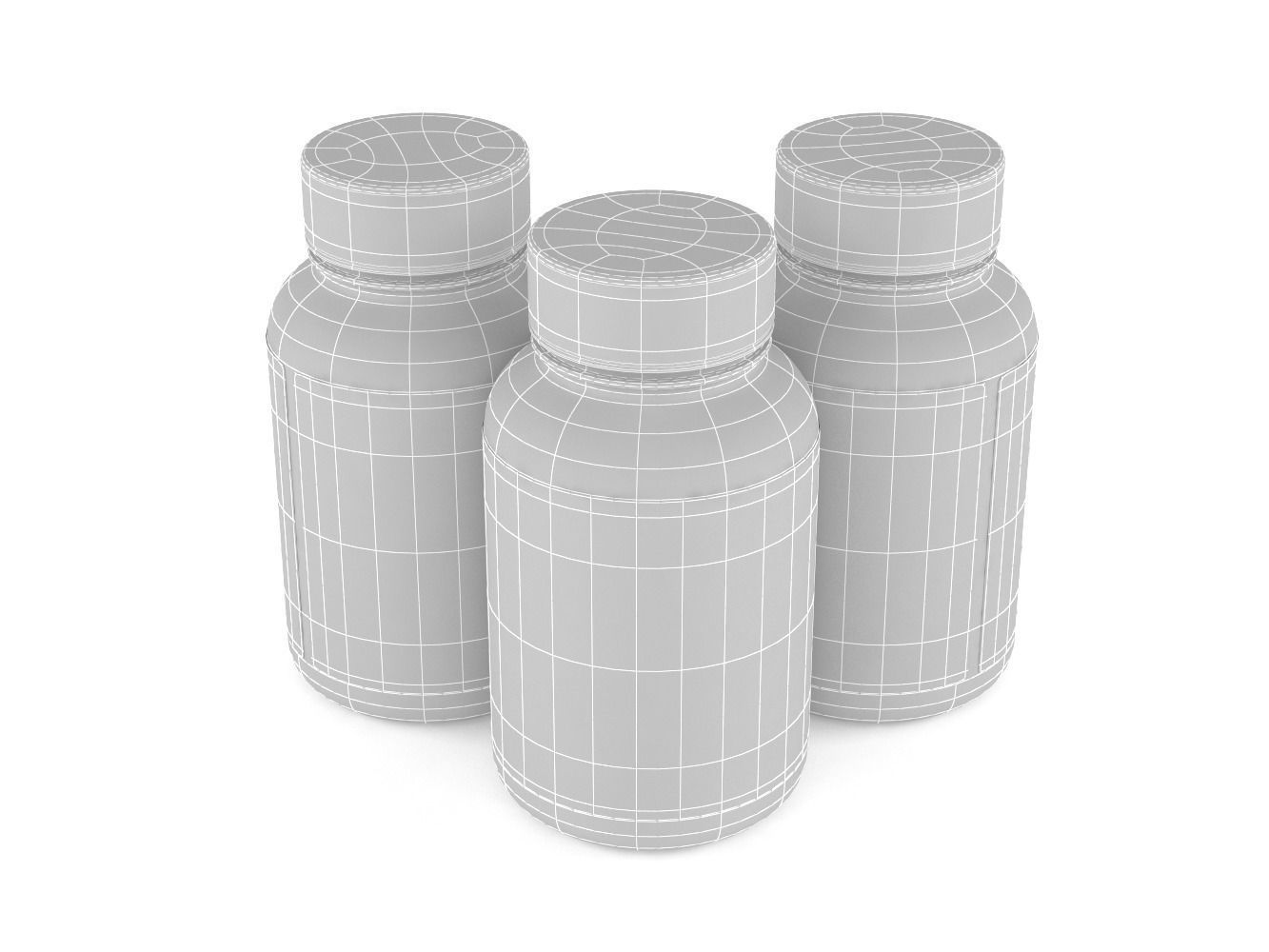 Extra Strength L Arginine - 1200mg Nitric Oxide Supplement 3D model_9