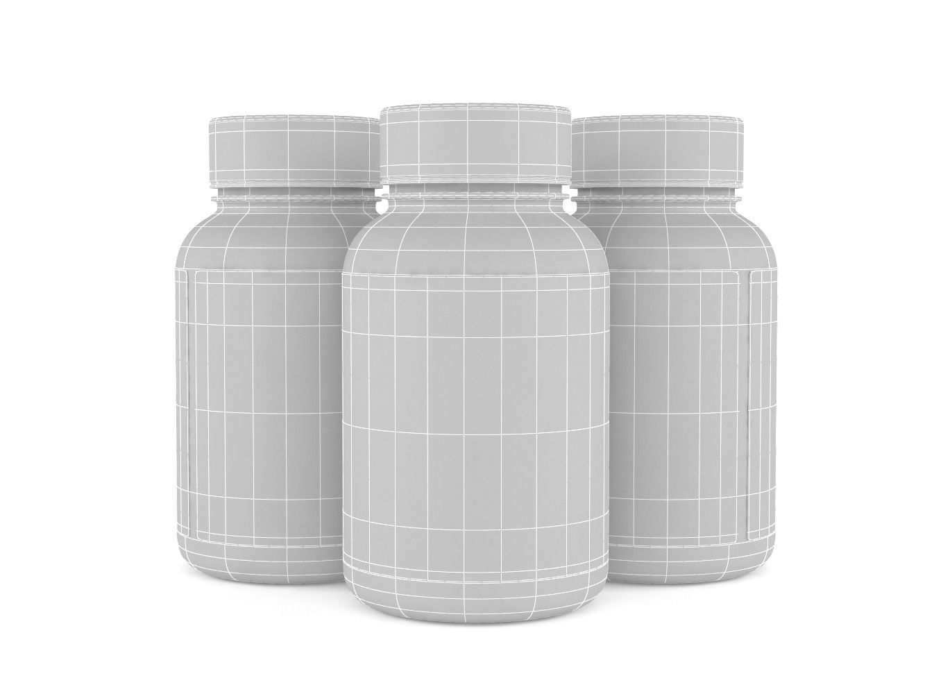 Extra Strength L Arginine - 1200mg Nitric Oxide Supplement 3D model_5