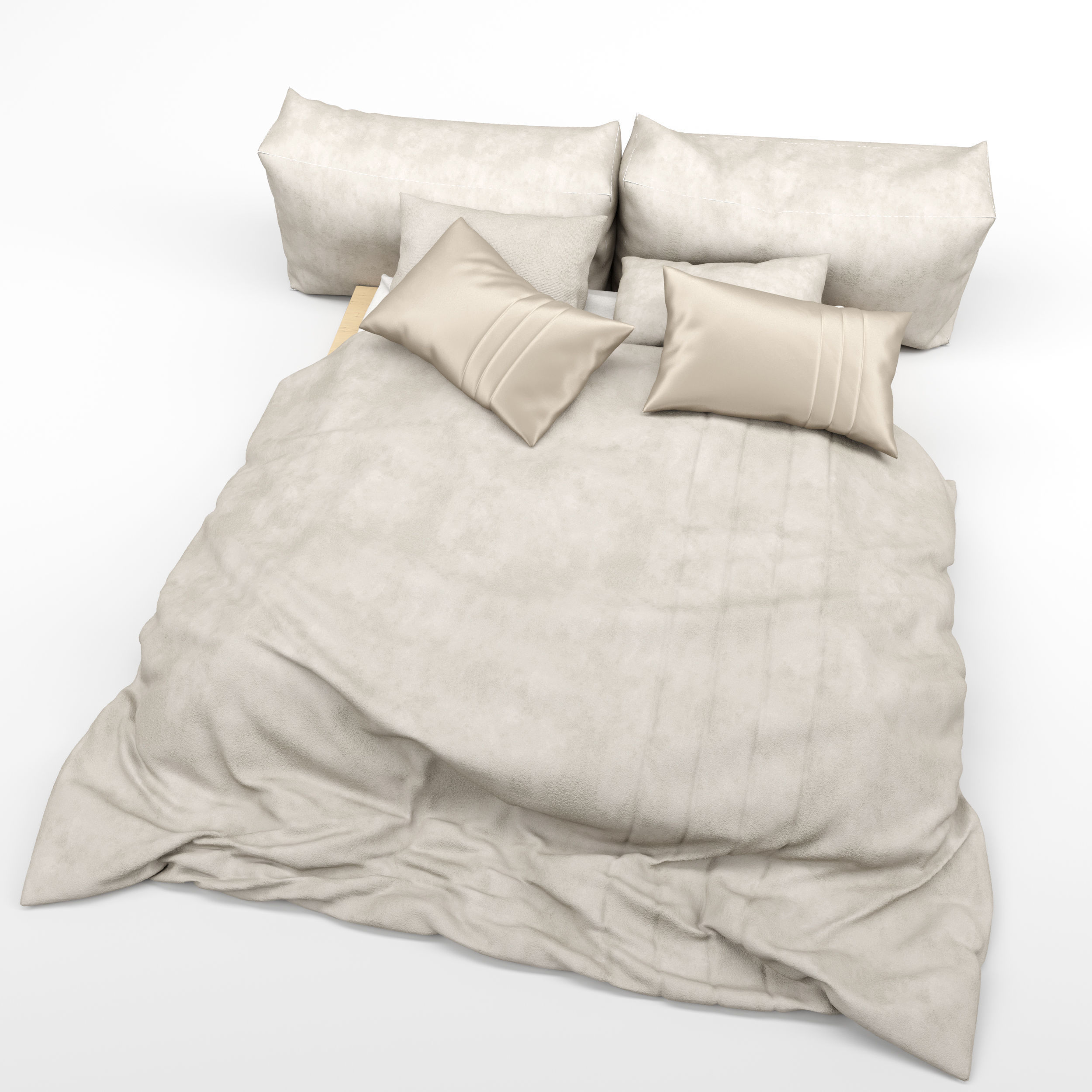 Bed design 3D model_1