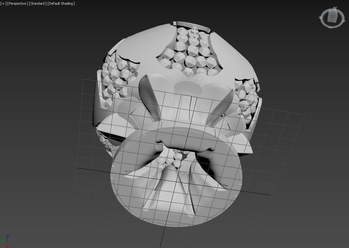 Pomegranate Souvenir Low-poly 3D model_20