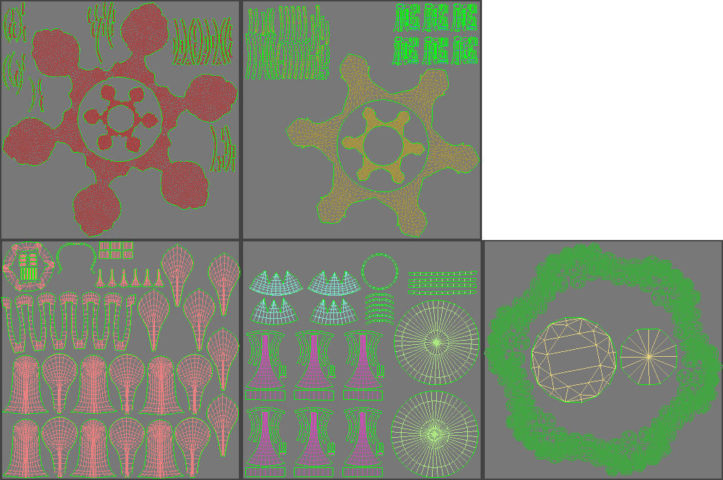 Pomegranate Souvenir Low-poly 3D model_11