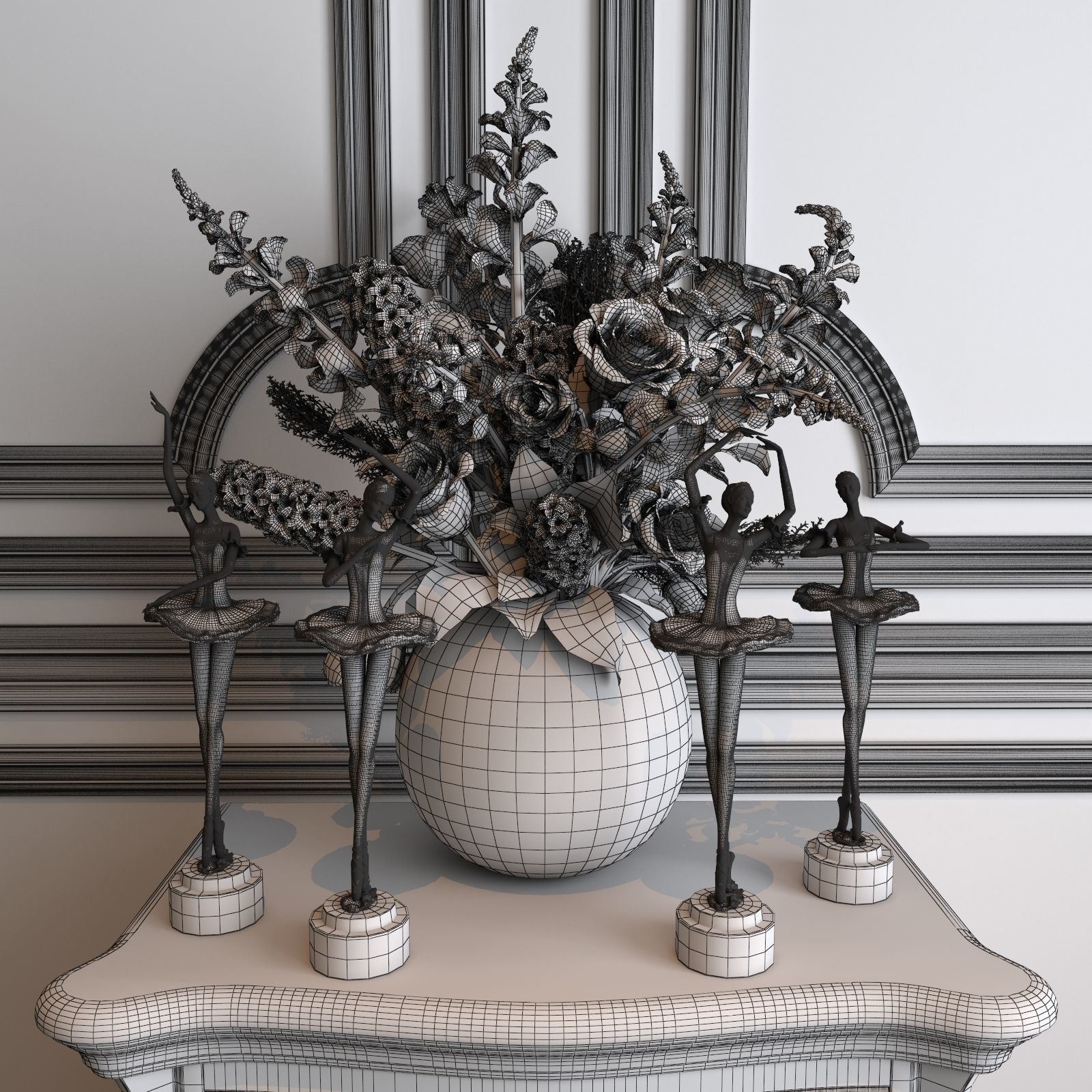 Decor set 04 3D model_2
