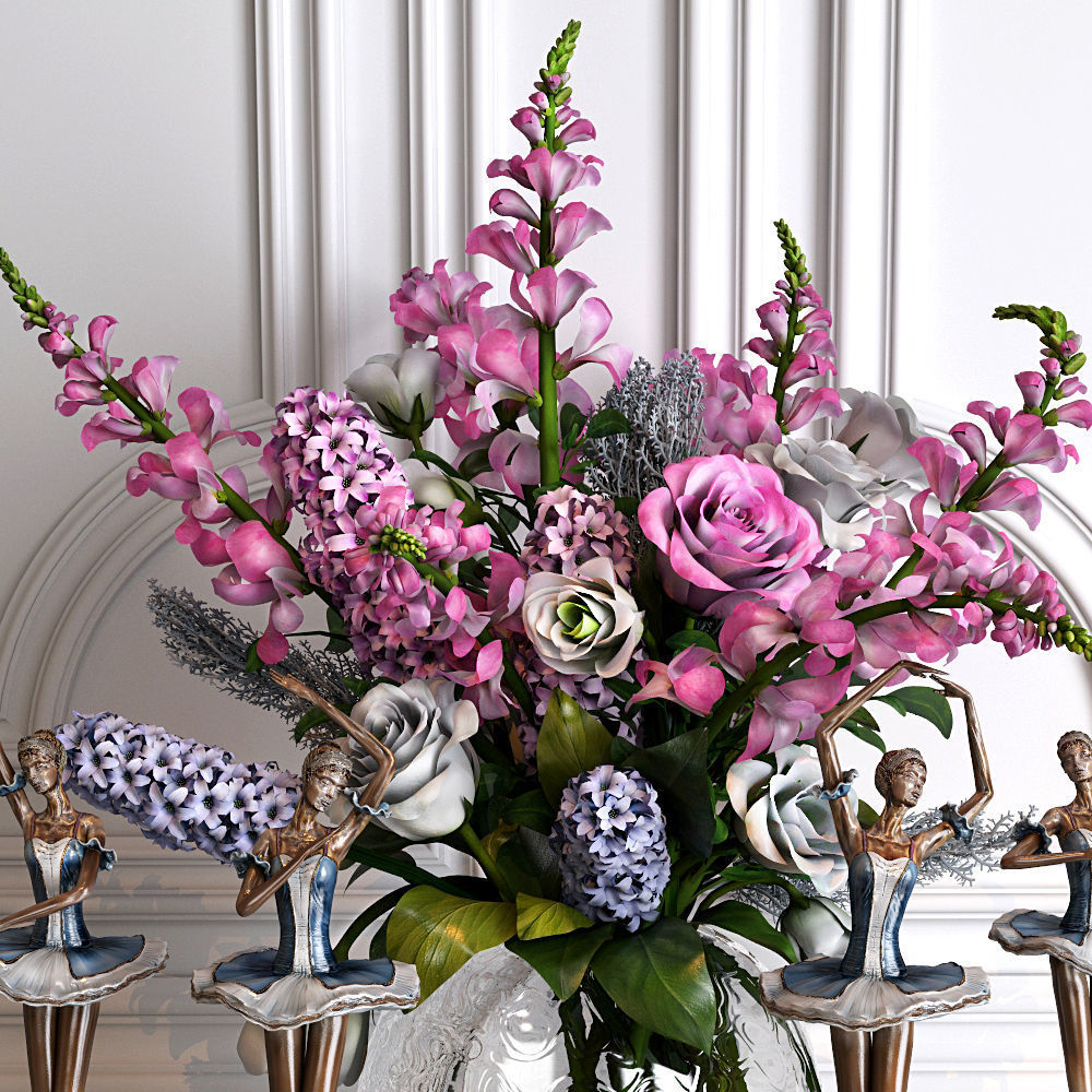 Decor set 04 3D model_5