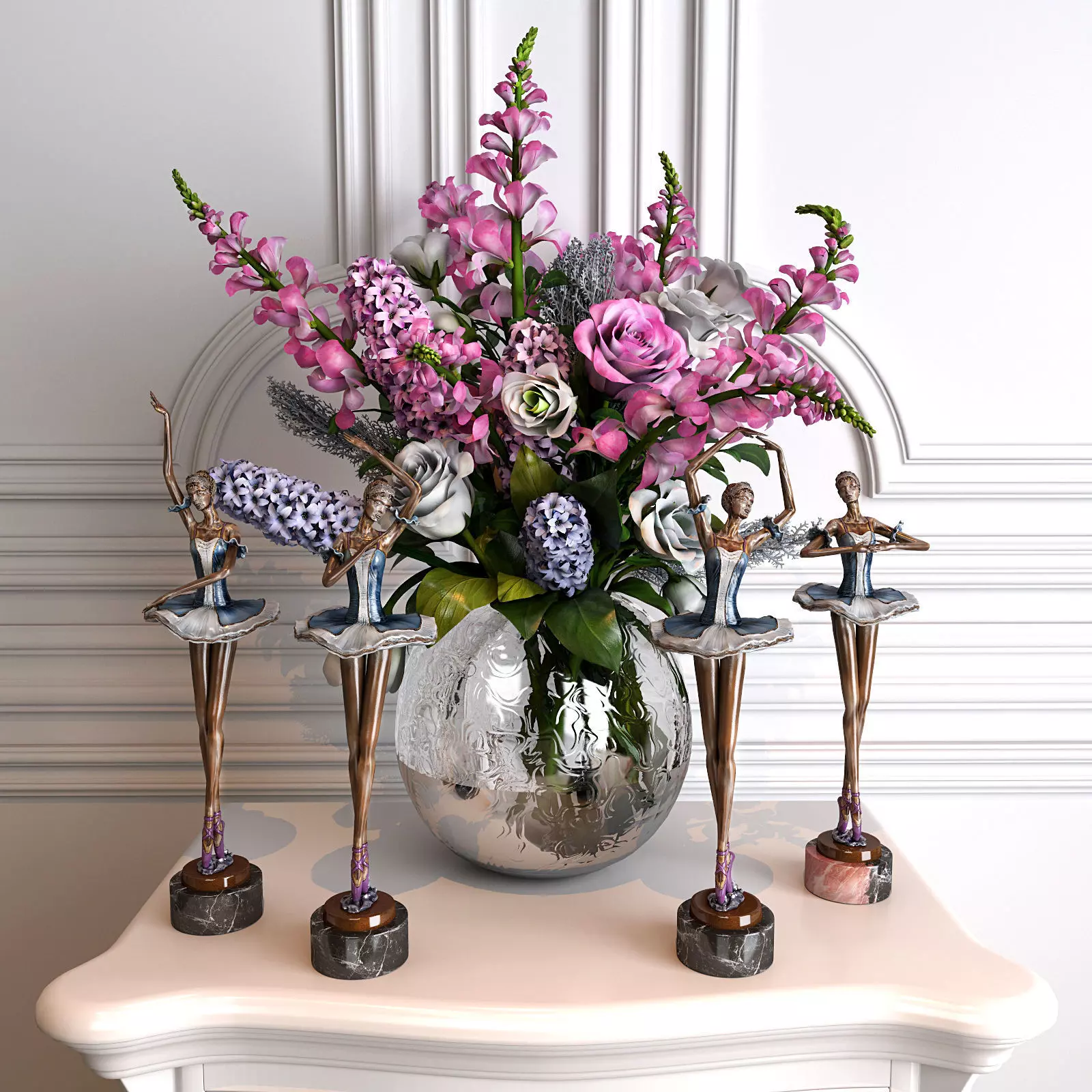 Decor set 04 3D model_0