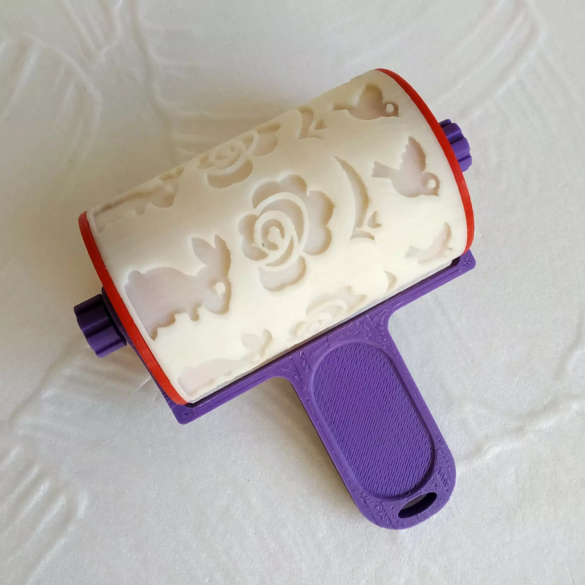 Rolling pin with an Easter pattern 3D print model_0
