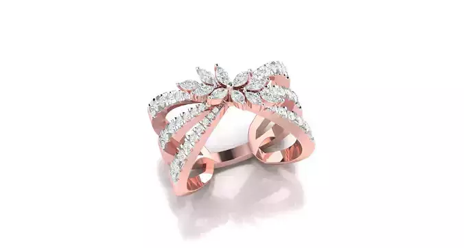 Women ring 3dm stl render detail 3D print model 3D print model