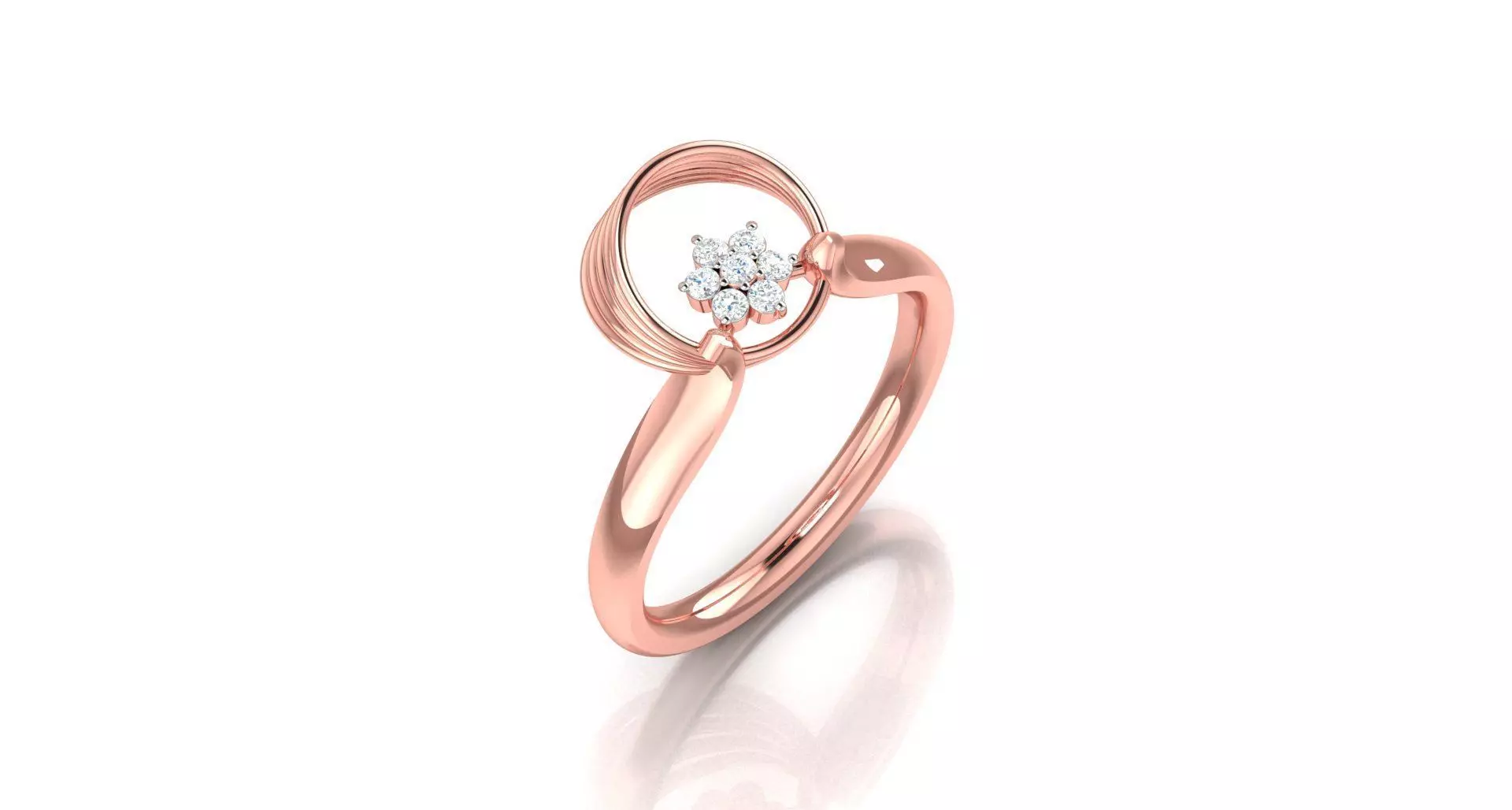 Women ring 3dm stl render detail 3D print model 3D print model_0