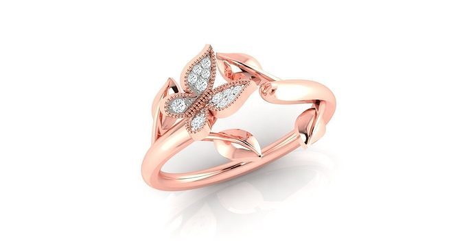 Women ring 3dm stl render detail 3D print model 3D print model