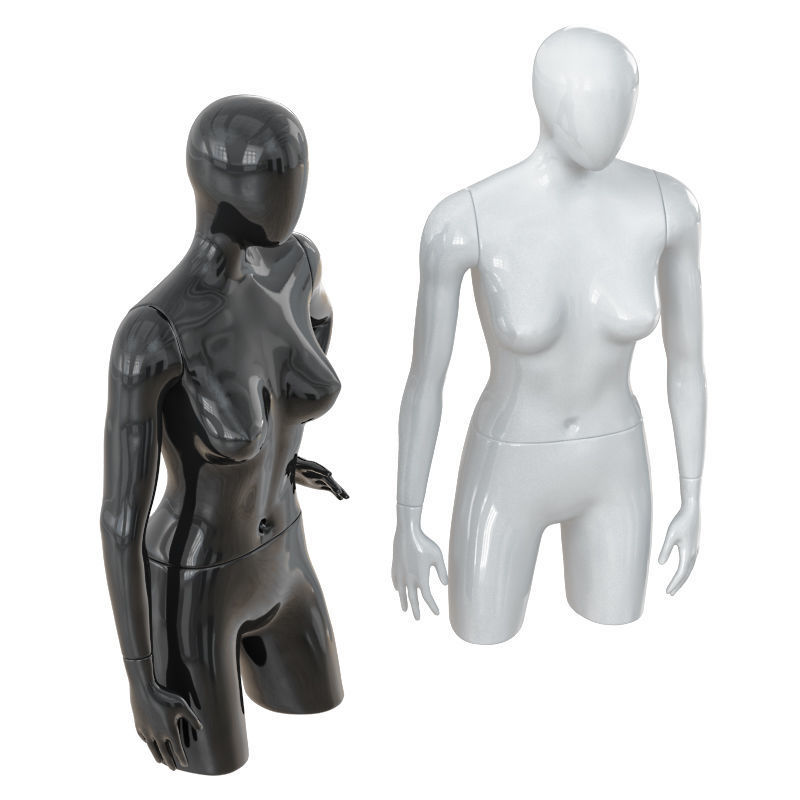 Abstract female mannequin 10 3D model_2