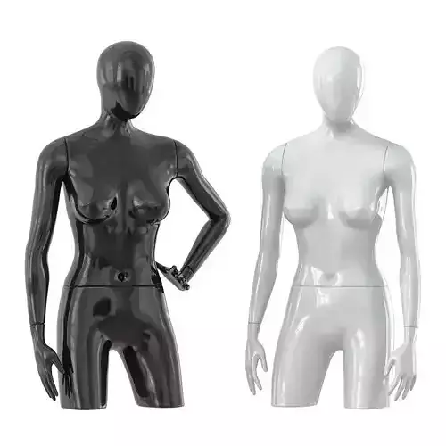 Abstract female mannequin 10 3D model