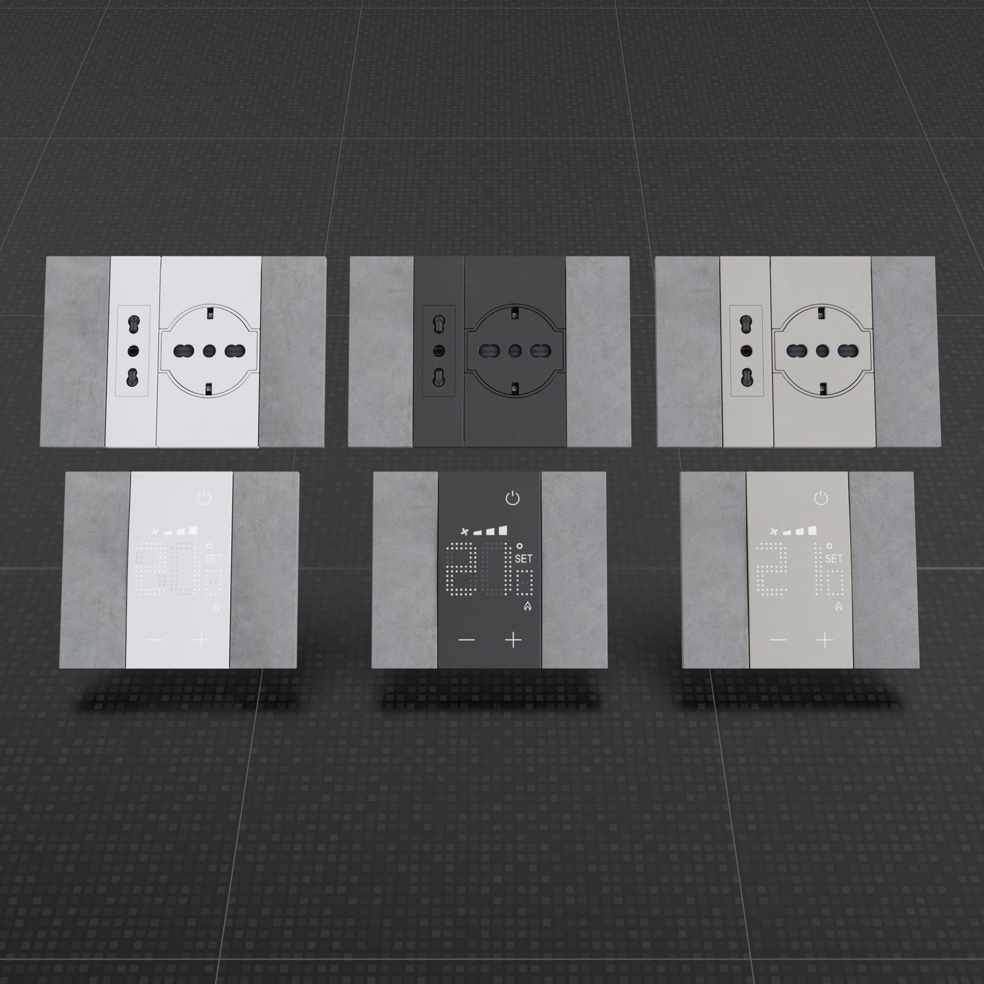 BTicino Living 3D model_1