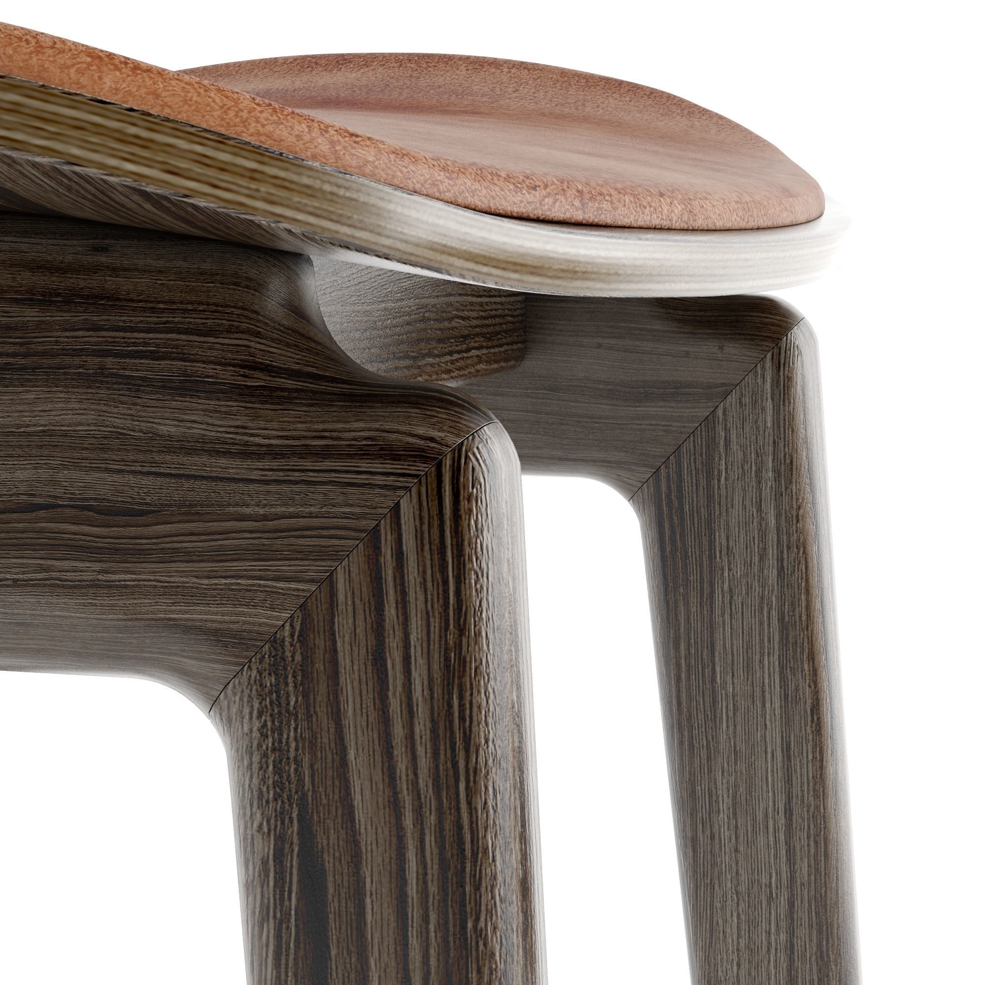 Norr11 NY11 Bar Chair 3D model_7