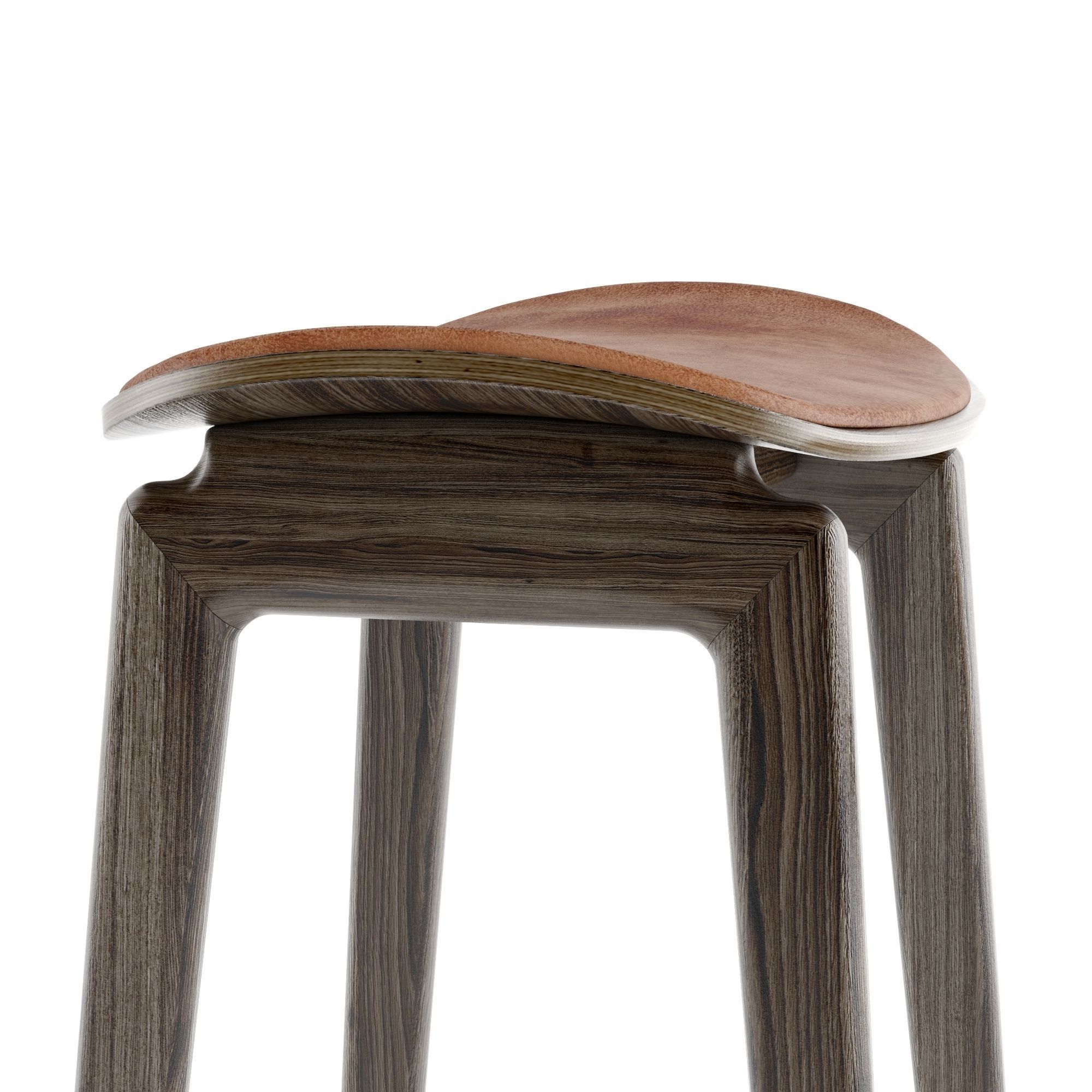 Norr11 NY11 Bar Chair 3D model_3
