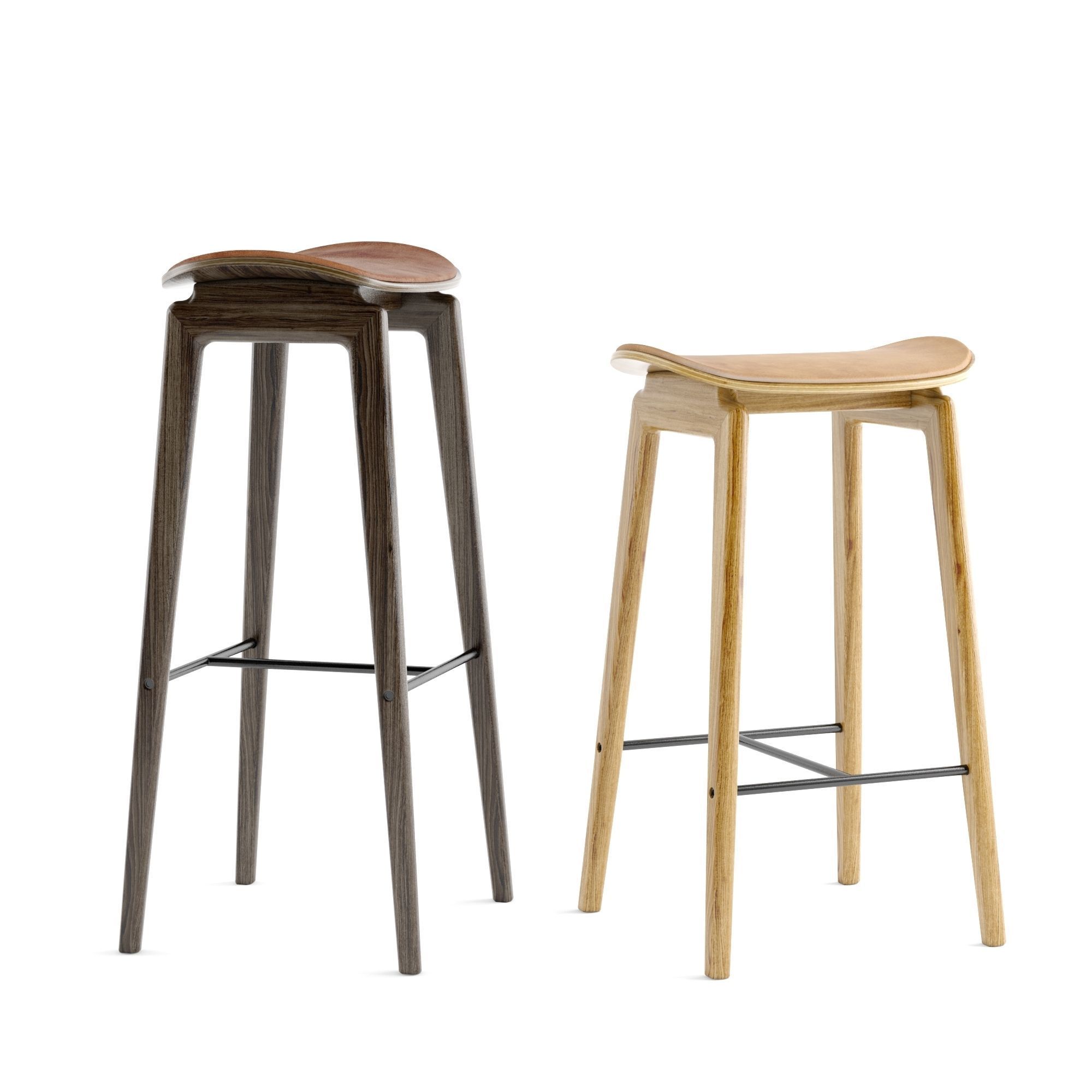 Norr11 NY11 Bar Chair 3D model_1