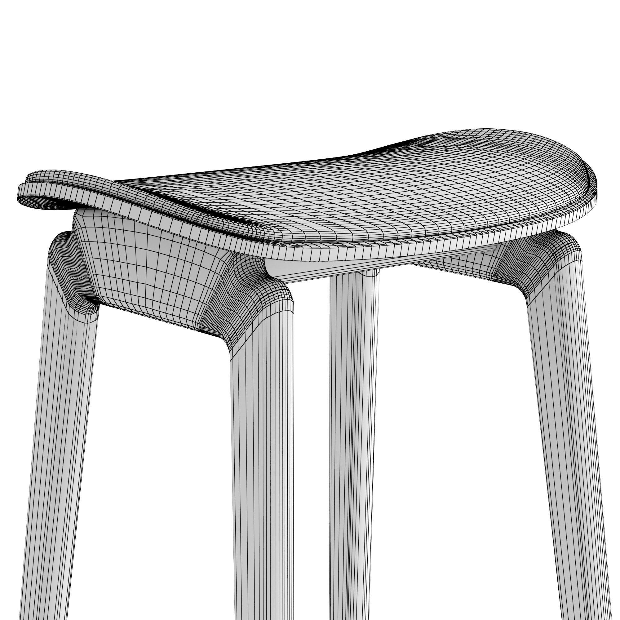 Norr11 NY11 Bar Chair 3D model_8