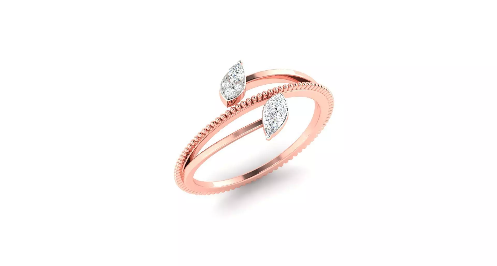 Solitaire ring 3dm stl render detail 3D print model 3D print model_0