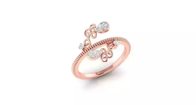 Women ring 3dm stl render detail 3D print model