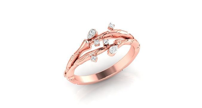 Women ring 3dm stl render detail 3D print model 3D print model