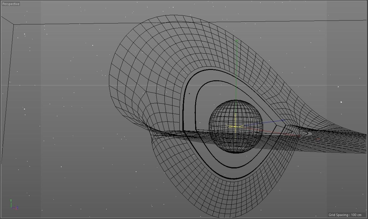 black hole in deep space Free low-poly 3D model_4