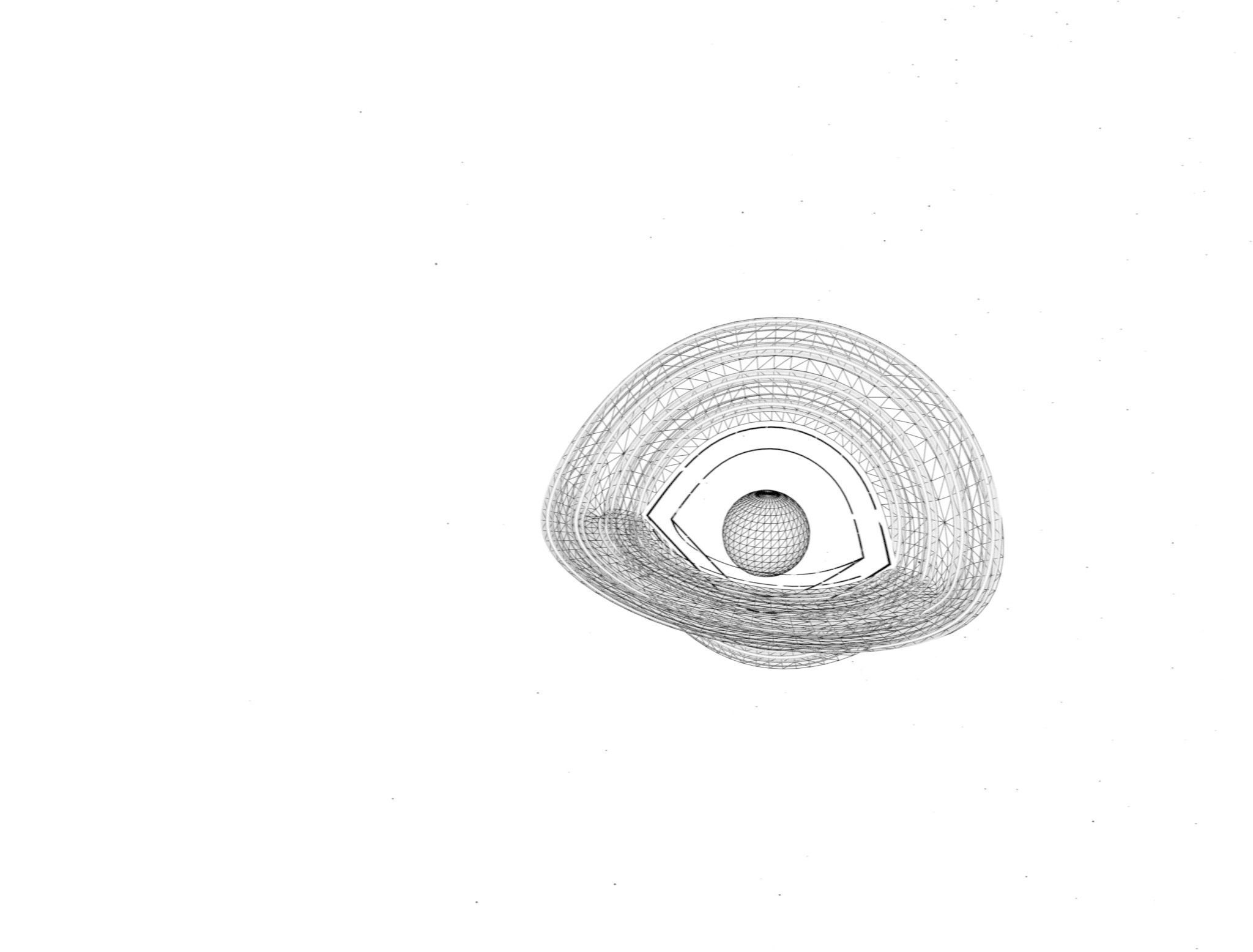 black hole in deep space Free low-poly 3D model_9