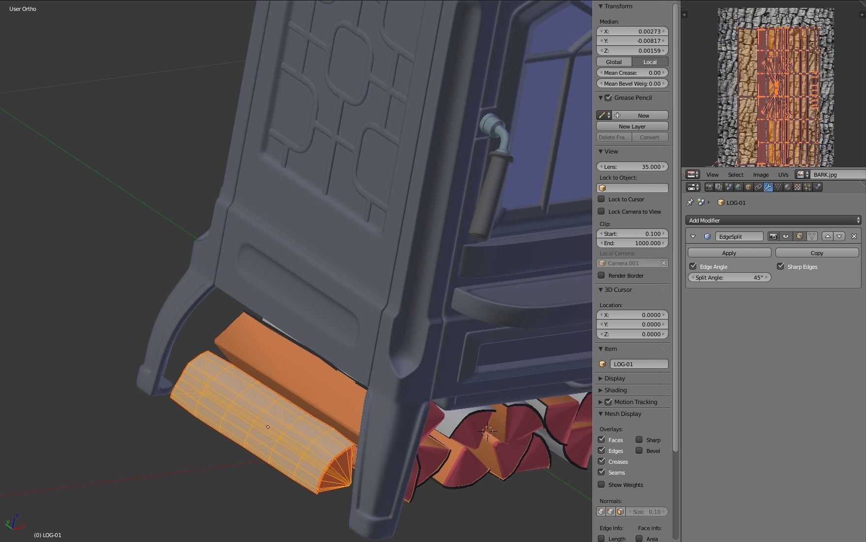 Wood Burning Stove 3D model_22