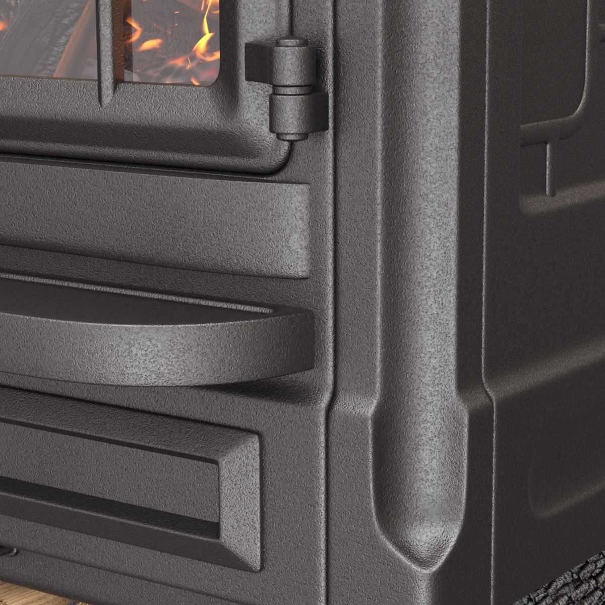 Wood Burning Stove 3D model_3