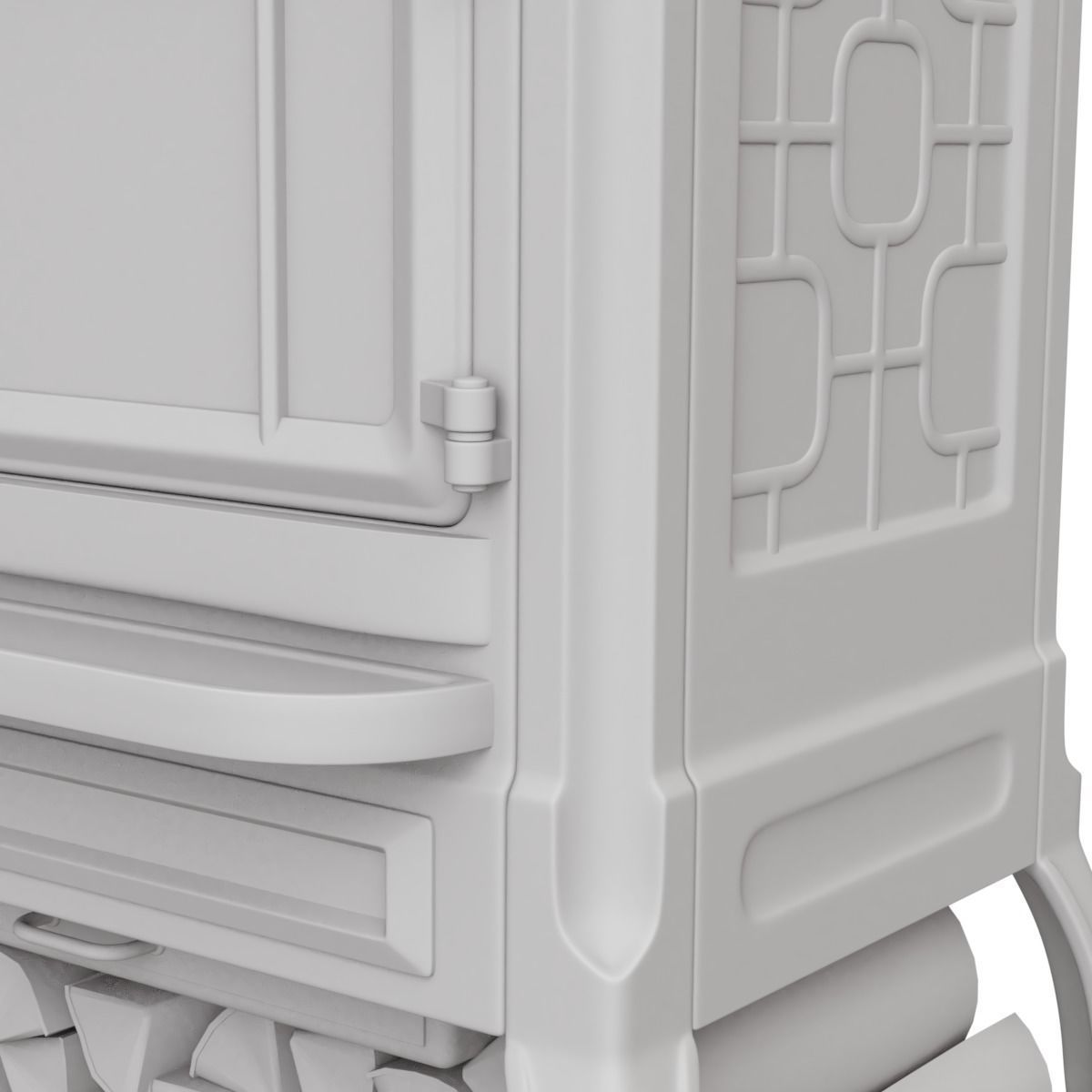 Wood Burning Stove 3D model_16