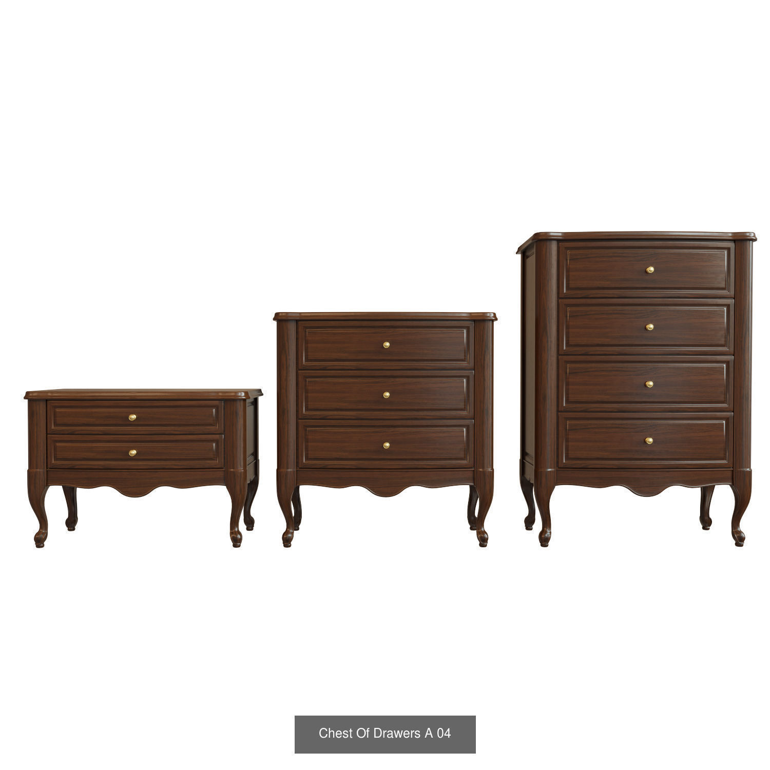 Chest Of Drawers A 3D Model Collection_4