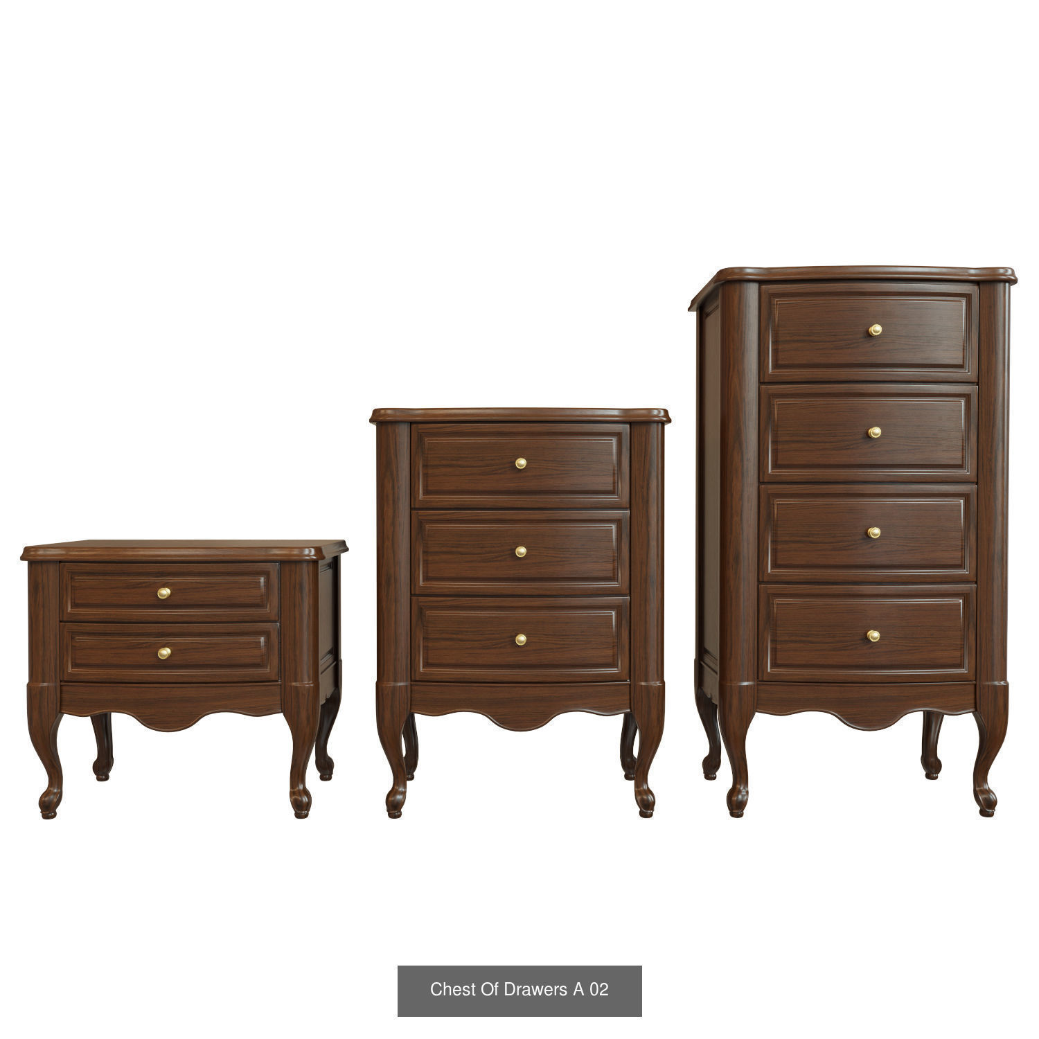 Chest Of Drawers A 3D Model Collection_2
