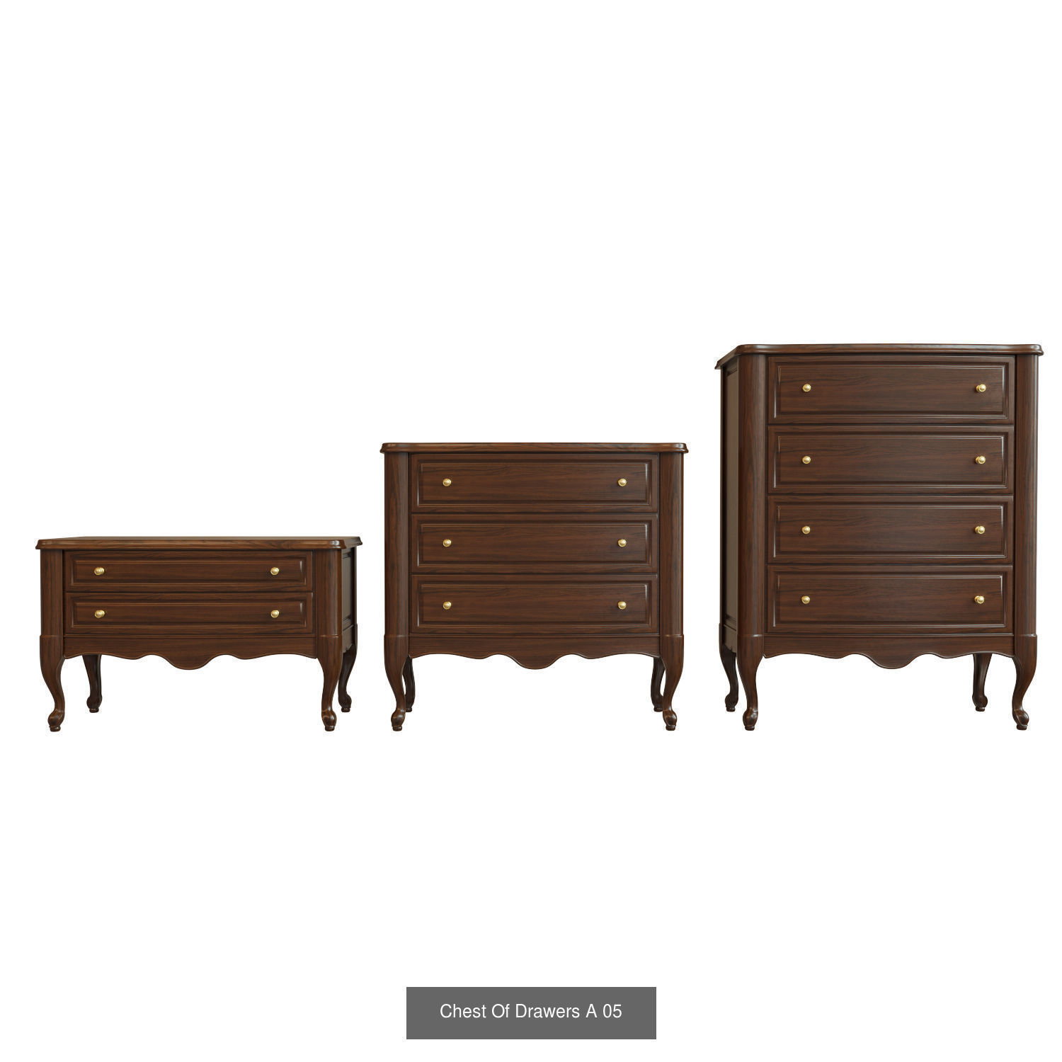 Chest Of Drawers A 3D Model Collection_5