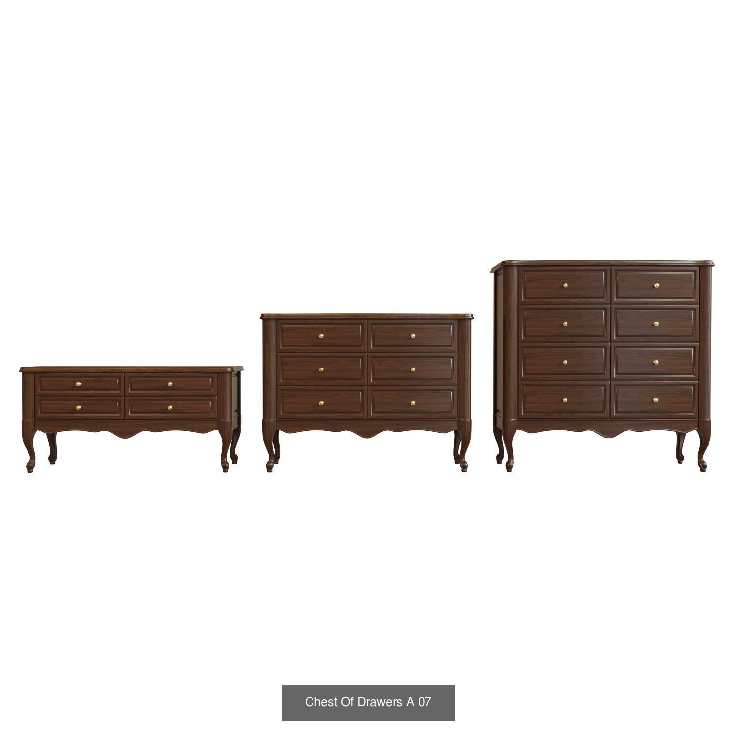 Chest Of Drawers A 3D Model Collection_7