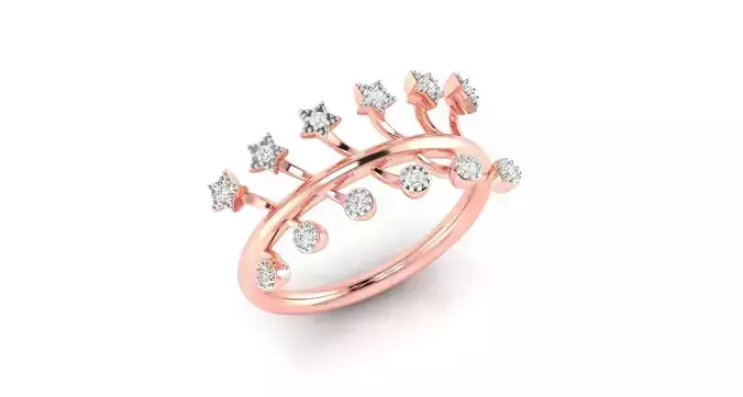 Women ring 3dm stl render detail 3D print model