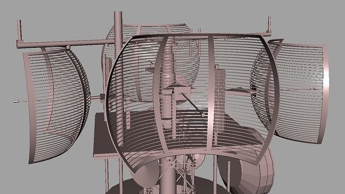 TOWER telecommunication Low-poly 3D model