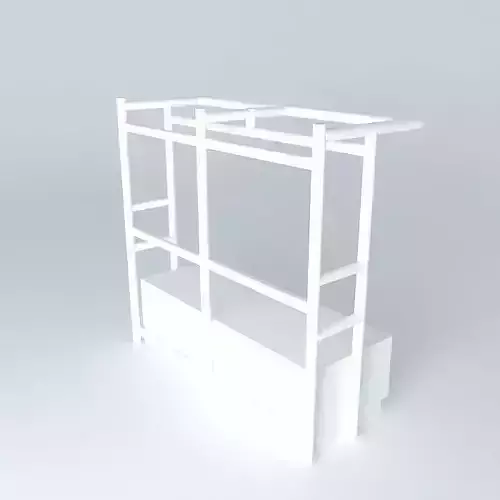 Clothes stand in bamboo