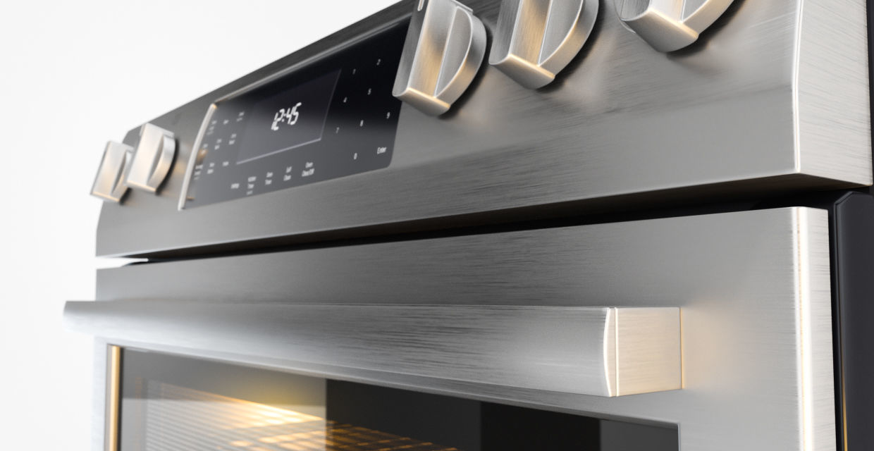 Gas Slide-in Range - HGI8054UC by Bosch 3D model_3