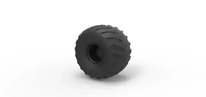 Wheel from monster truck 3D print model
