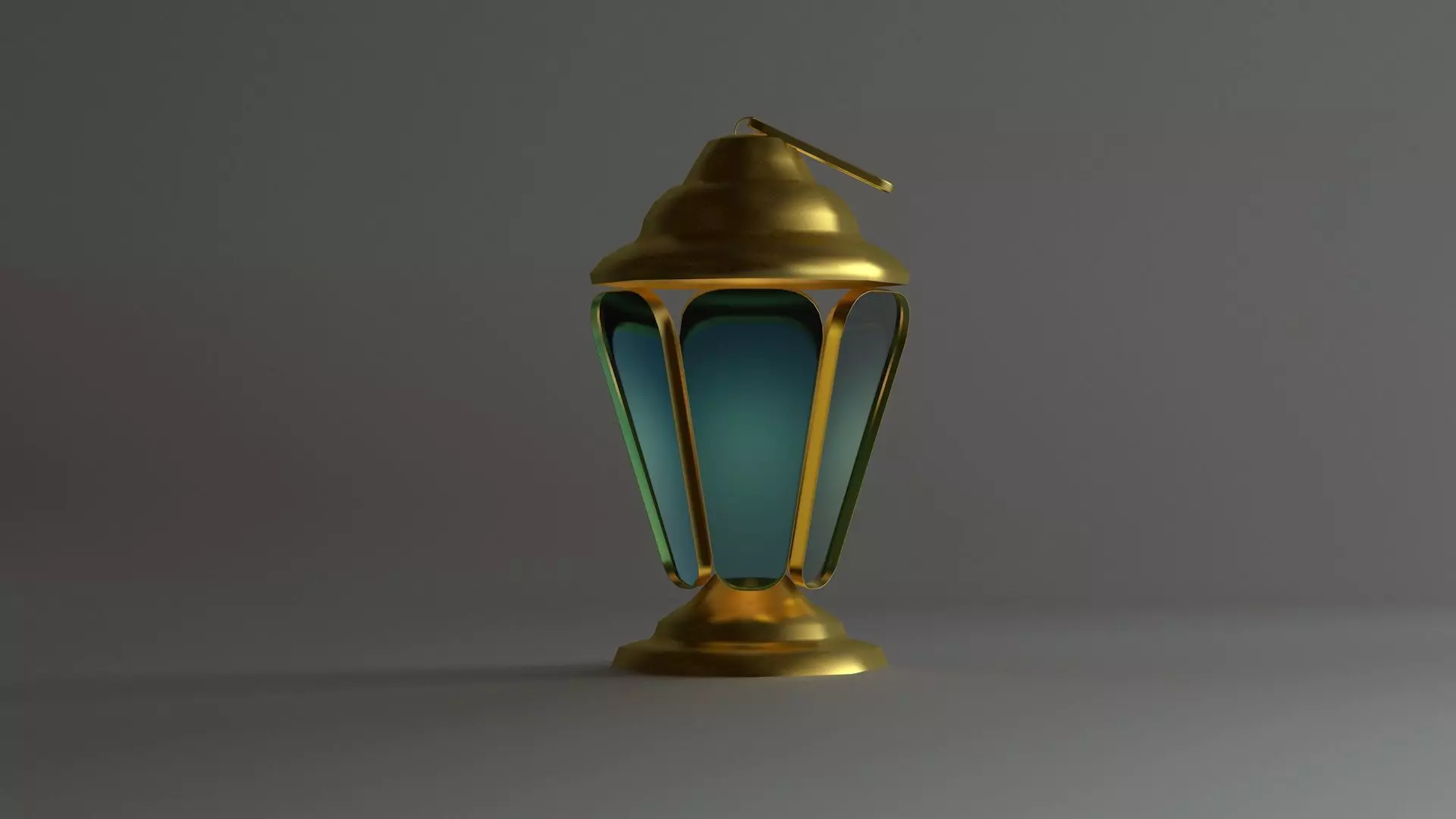 Islamic Ramadan Lantern 3D Model Low-poly 3D model