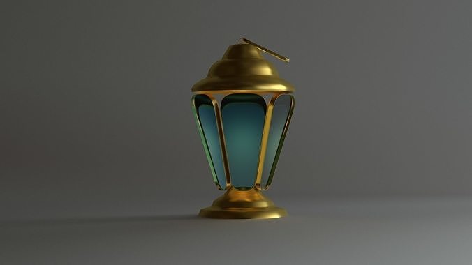 Islamic  Ramadan Lantern 3D Model Low-poly 3D model