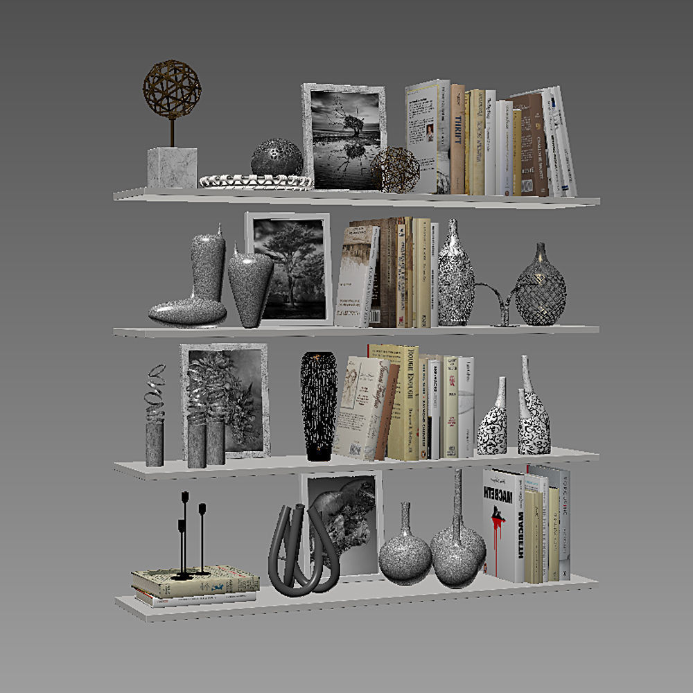 Decor set 15 3D model_5