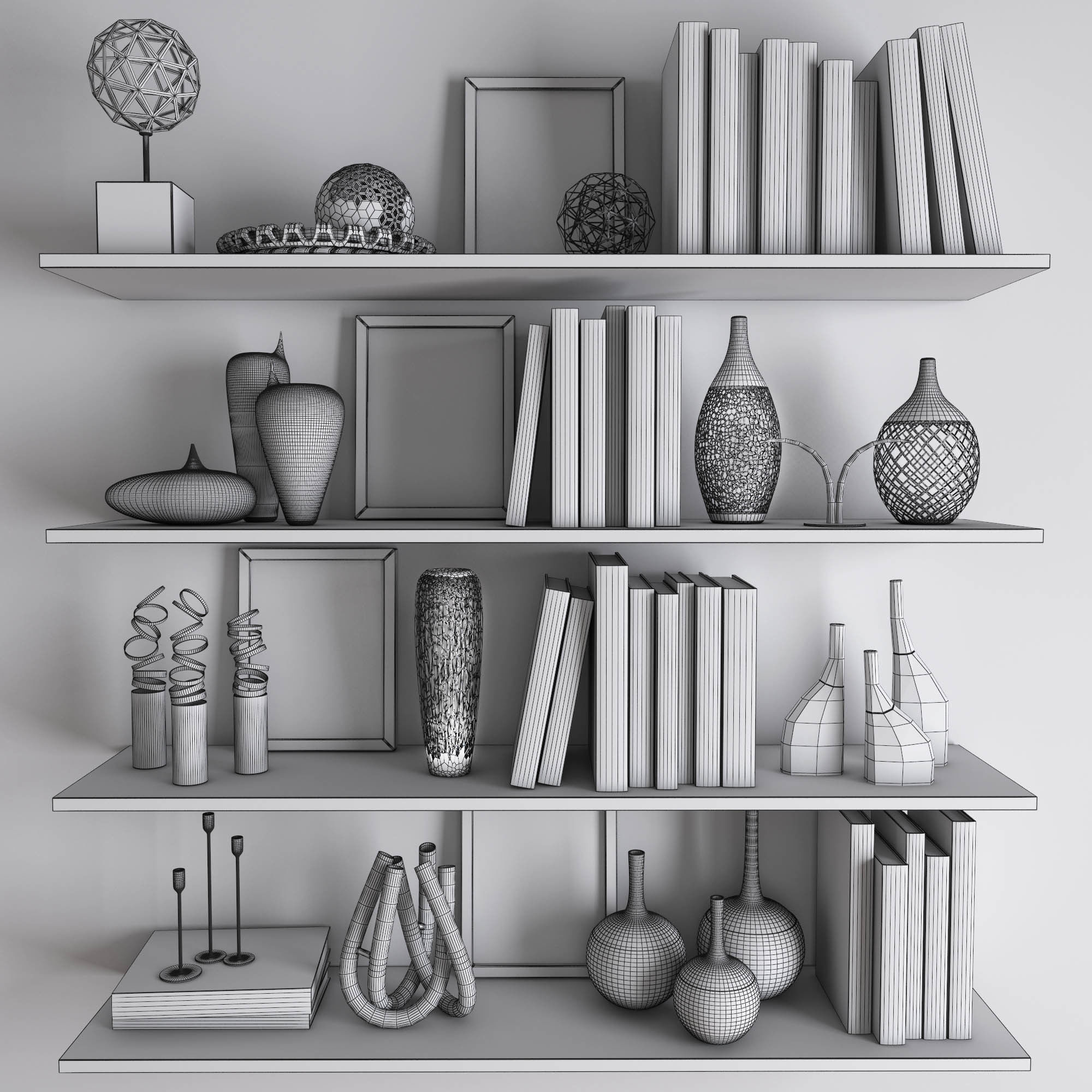 Decor set 15 3D model_4