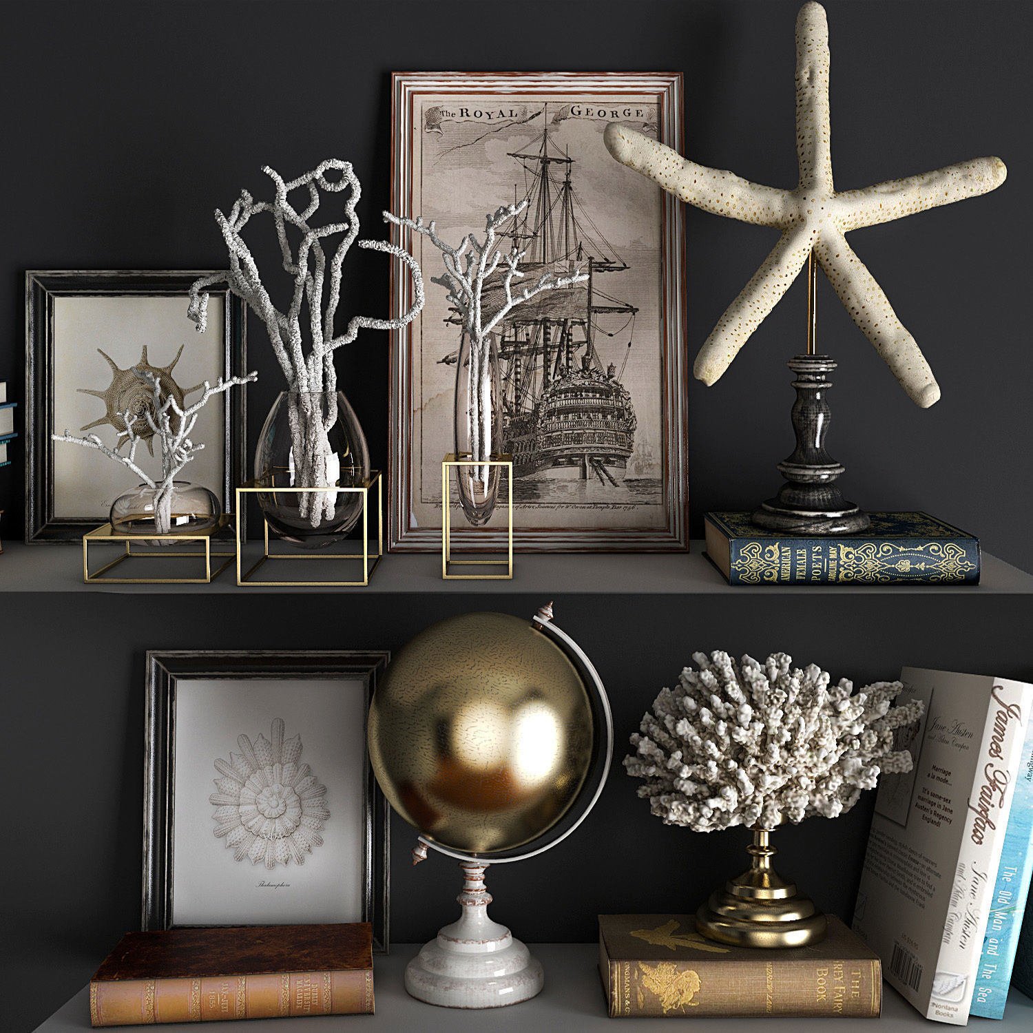 Decor set 16 3D model_1