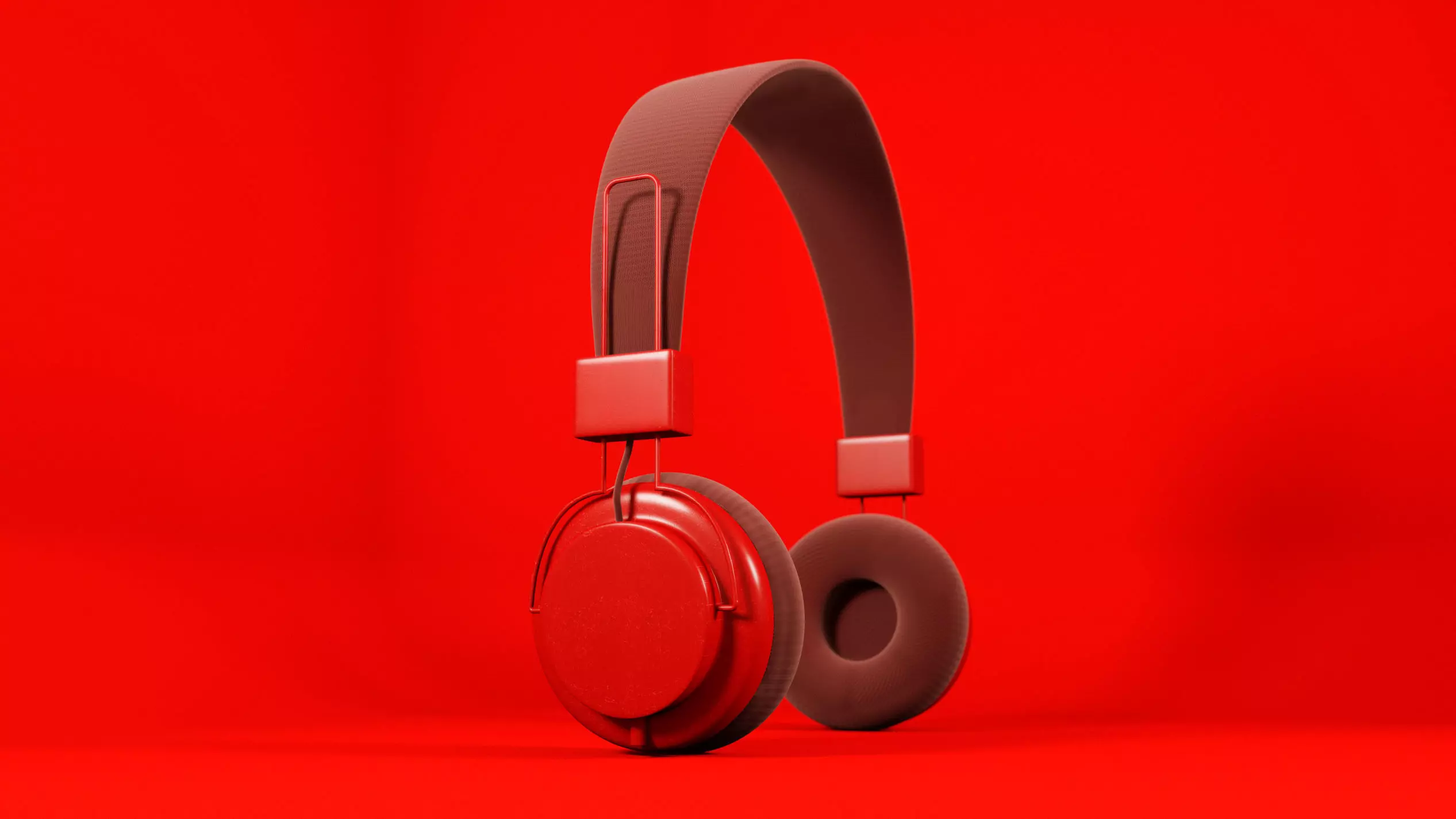 Realistic Headspeaker 3D Model headphones 3D model_0