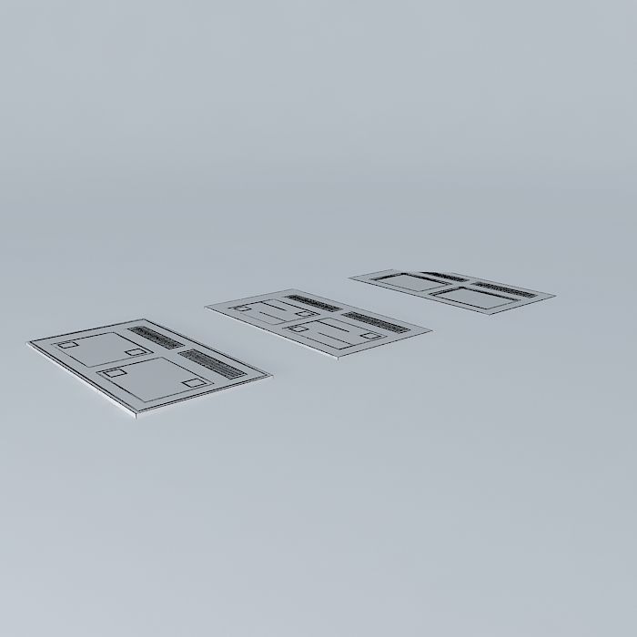 Main doors 3D model_4