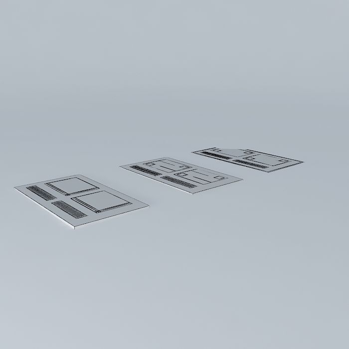 Main doors 3D model_3