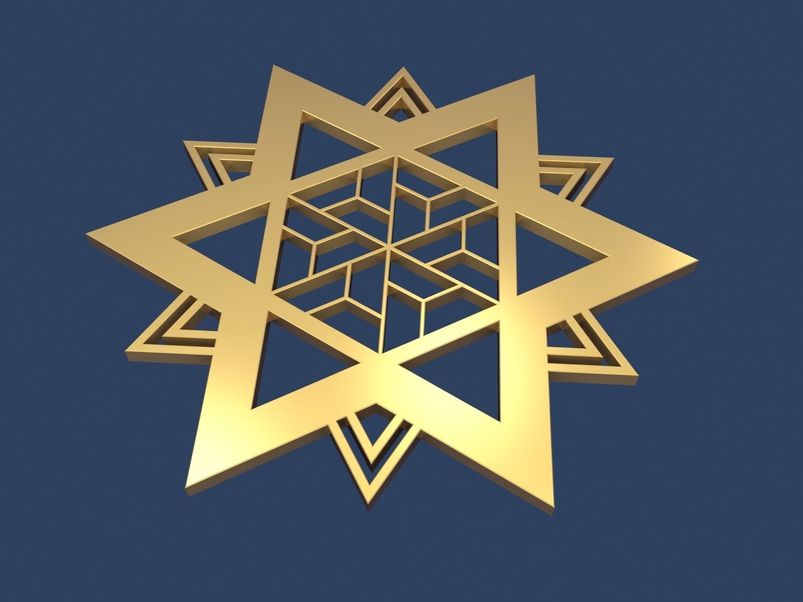 Star of David 3D model