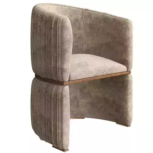 Cuff chair zoom big 3d model